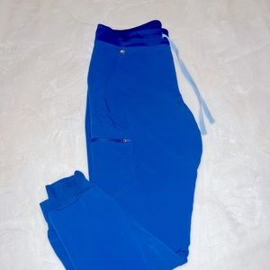 Royal Blue Zamora Jogger Scrub Pants Size M